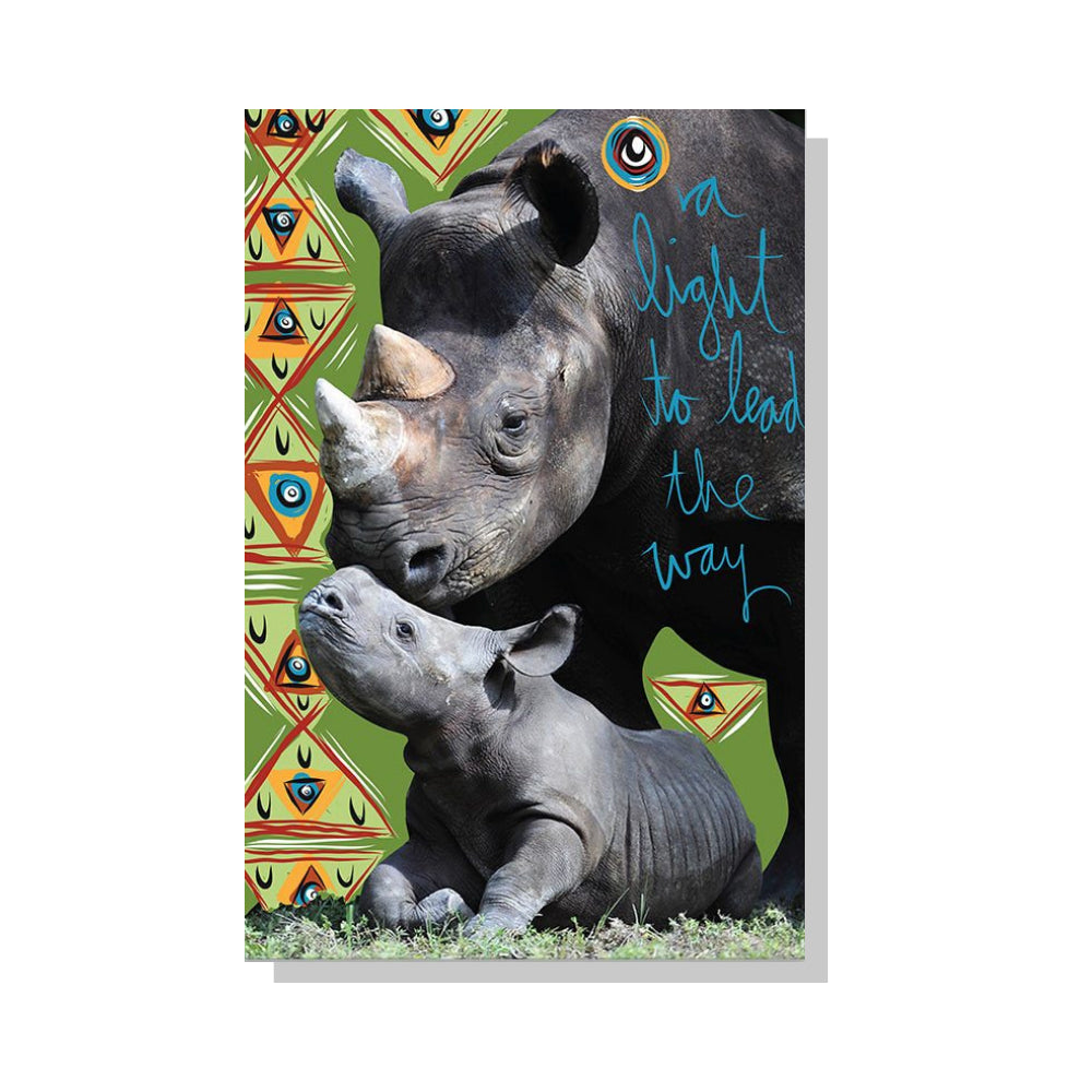 LEBO + Ron Magill - A Light To Lead The Way - Lebo Glossy Steel Mineral Print